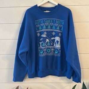 Star Wars Hoth Sweet Hoth Crewneck Sweatshirt Mens Size 2XL